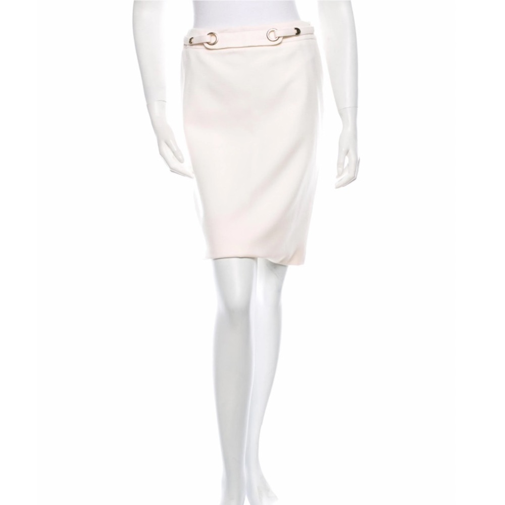 ESCADA Vintage Virgin Wool Creme Skirt